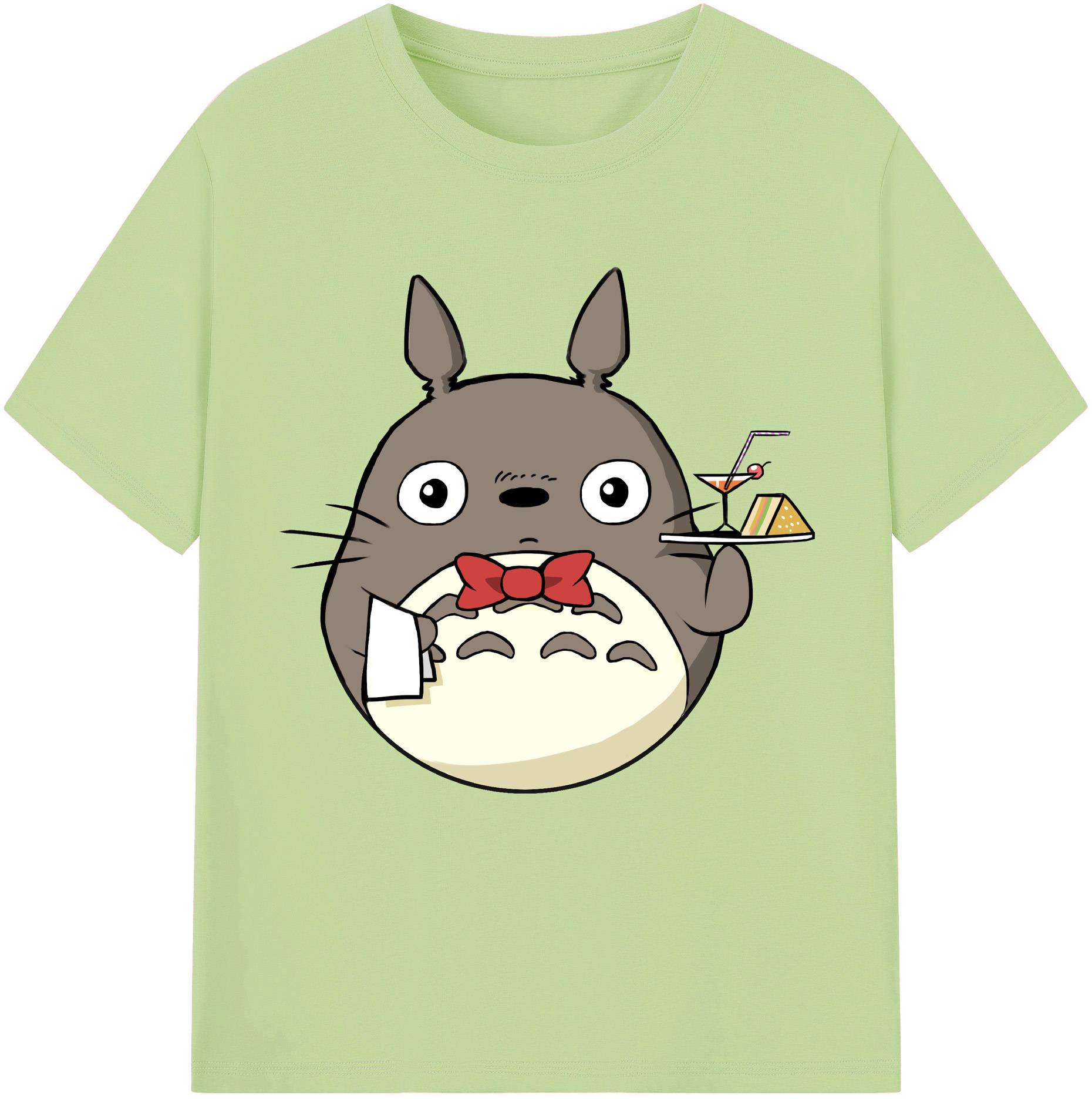 （画像用） となりのトトロ 草壁メイ 草壁サツキ My Neighbor Totoro Satsuki Kusakabe Mei Kusakabe 綿100％半袖Tシャツ（フロントプリント）